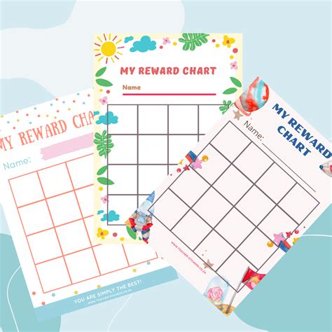 Printable Free Reward Chart Teacher Stickers Worksheets Library