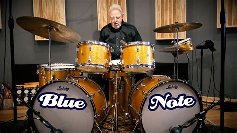 60 S Ludwig Blue Note Gold Sparkle Drum Kit Youtube