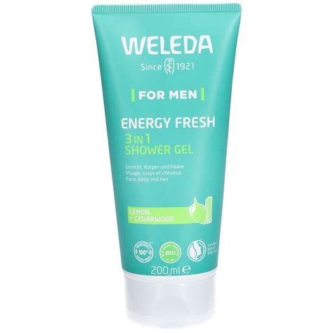 Weleda Men Energy Fresh 3 In 1 Douchegel 200 Ml Farmaline Be