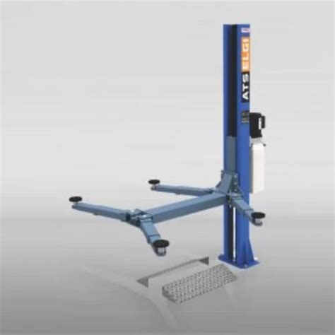 Mild Steel Ats Elgi Wheeler Single Column Lift Ton At Rs In