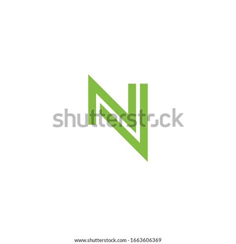 Initial Letter Nv Vn Logo Vector Stock Vector Royalty Free