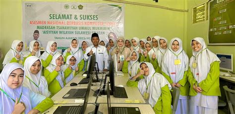 Kunjungan Kepala Kantor Kementerian Agama Kota Makassar Memantau Anbk Mts Ummul Mukminin