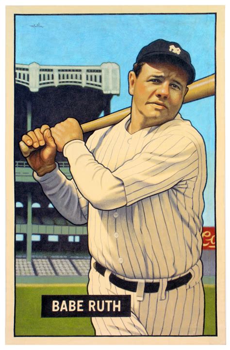 Lot Detail A Baseball Card That Never Was Babe Ruth Bowman