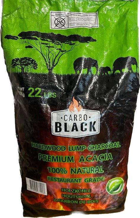 Carbo Black Premium Acacia Houtskool 10kg VN Clean Shop Te Zarren