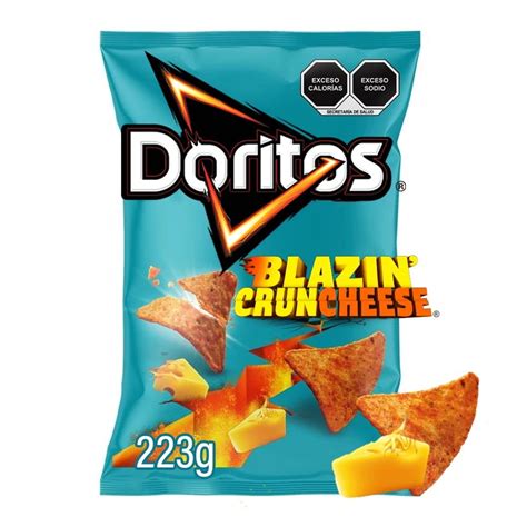 Botana Doritos Blazin Cruncheese Sabor Queso Picante 223 G Walmart