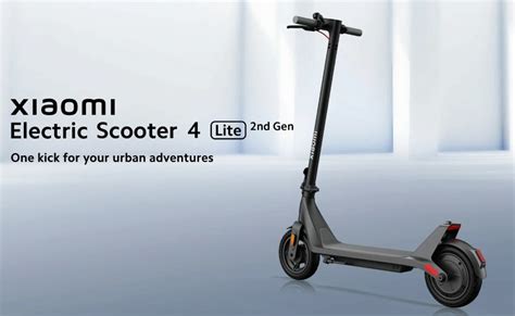 Xiaomi Electric Scooter 4 Lite 2nd Gen Official All The Specifications