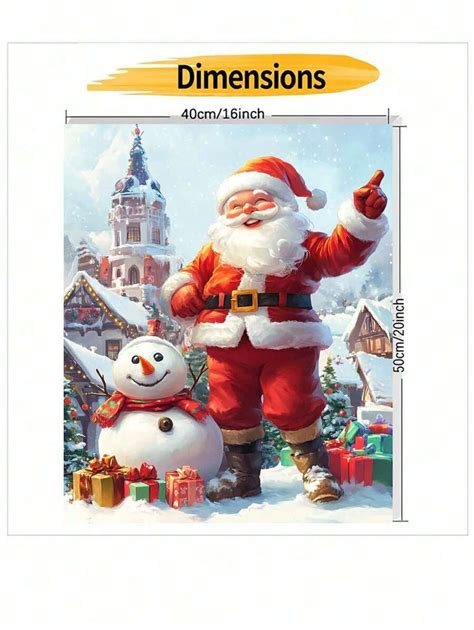 Christmas Castle 2024 Easy To Use DIY Digital Oil Painting Low