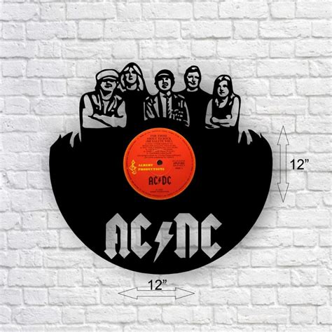 AC/DC – Laser Cut Vinyl Record – Chunky Monkeyes