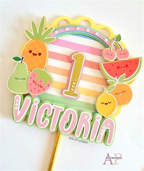 Tutti frutti cake topper – Artofit