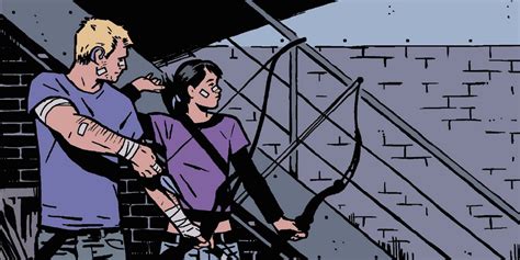 Clint Barton and Kate Bishop's First Hawkeye Team-Up | CBR