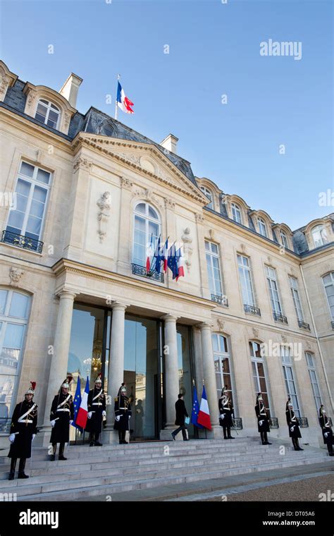 Élysée Palace, official residence of the President of the French Republic, Rue du Faubourg Saint ...