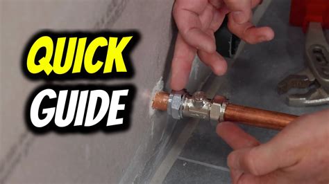 How To Fit An Isolation Valve Top Trade Tips Plumb Like A Pro YouTube