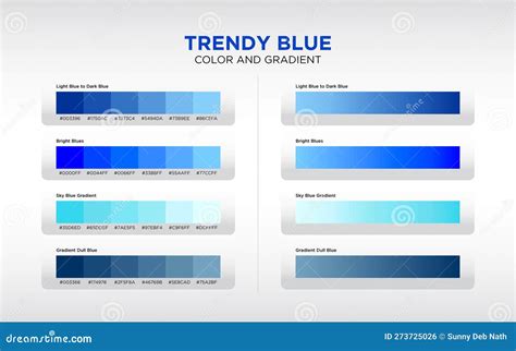 Blue Color Palettes, Color Schemes, Color Gradients with Color Codes ...