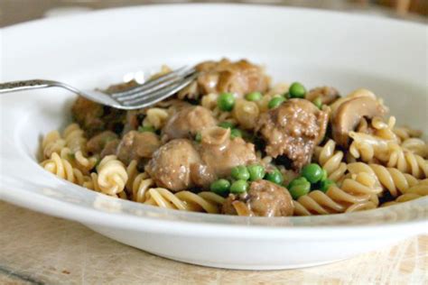 Creamy Sausage Pea And Mushroom Pasta