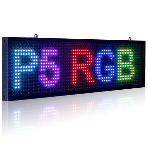 Aliexpress Buy Cm P Mm Rgb Led Sign Full Color Multicolor