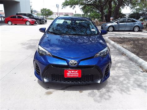 Pre Owned 2017 Toyota Corolla Se 4dr Car In San Antonio 31415 Red