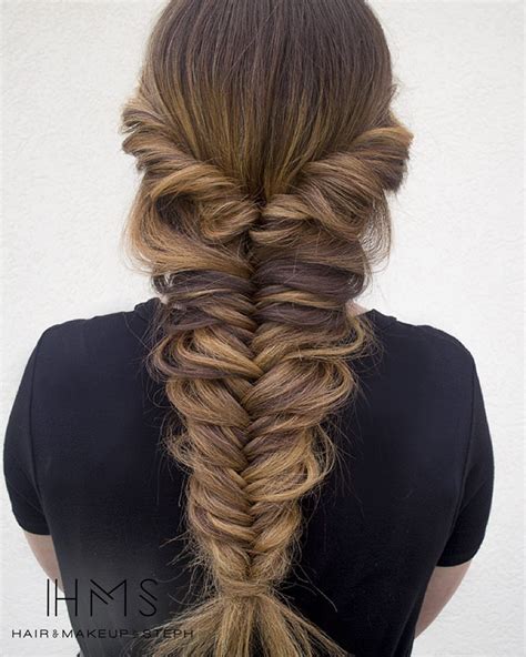 Pretty Braid Loose Fishtail With A Twist Idea For Kims Wedding