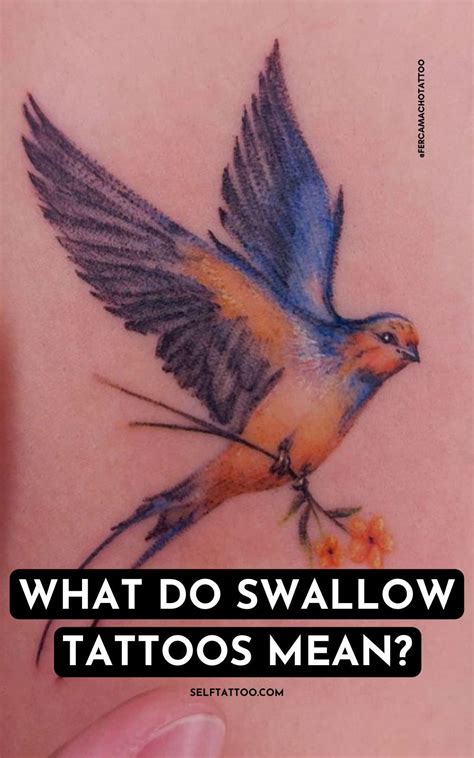 Swallow Tattoo Meaning Artofit