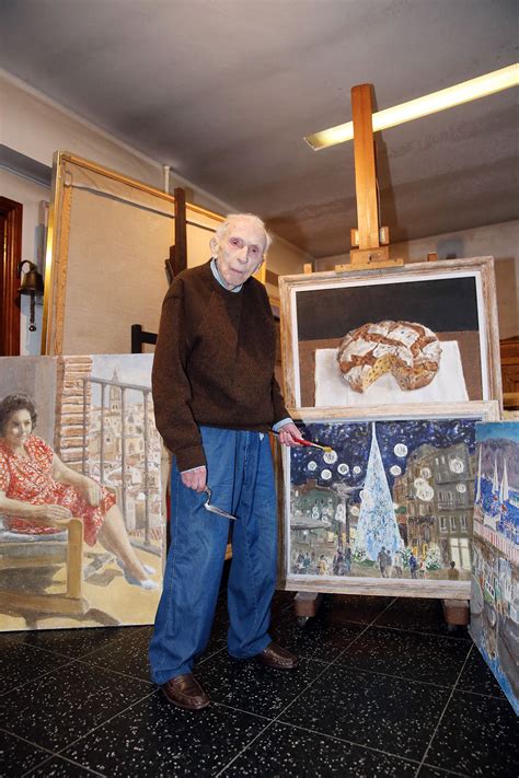 Pintor más longevo del mundo Luis Torras 110 años de pinceladas