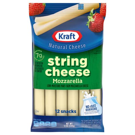 Save On Kraft Mozzarella String Cheese 12 Ct Order Online Delivery Food Lion