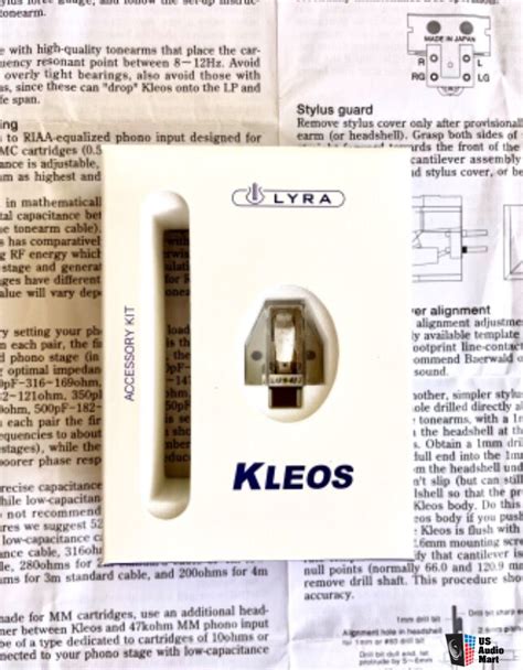 Lyra Kleos Moving Coil Cartridge 6n Copper Coils 3x75 µm Lyra