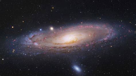 The Andromeda Galaxy (Messier 31 or NGC 224) in the constellation of ...