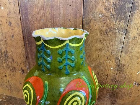 An Outstanding Lawrence Keen Pottery Vase Etsy Uk Pottery Vase