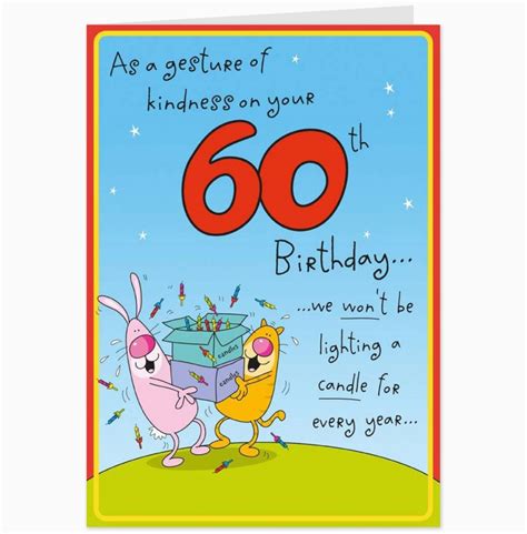 60th Birthday Card Ideas