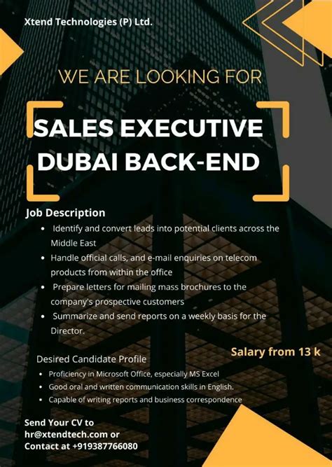 Sales Executives Dubai Uae Gulf Career Hunt