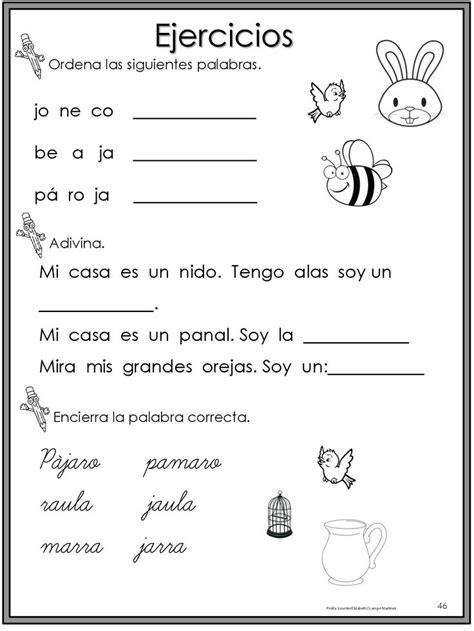 50 Ejercicios De Lecto Escritura Para Preescolar Y Primaria Imagenes