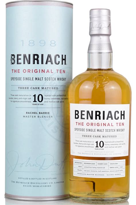 Виски Бенриах 10 летней выдержки Трипл Дистиллед Benriach 10 years