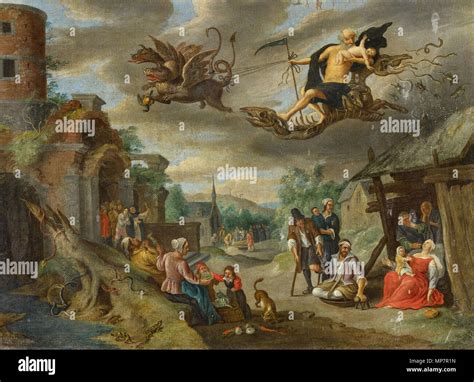 Saturn devouring his children circa 1660. 704 Jan van Kessel (I) - Saturn devouring his children ...