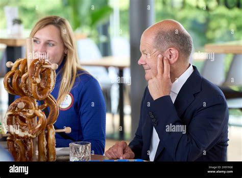 Munich Bavaria Germany June Federal Chancellor Olaf Scholz