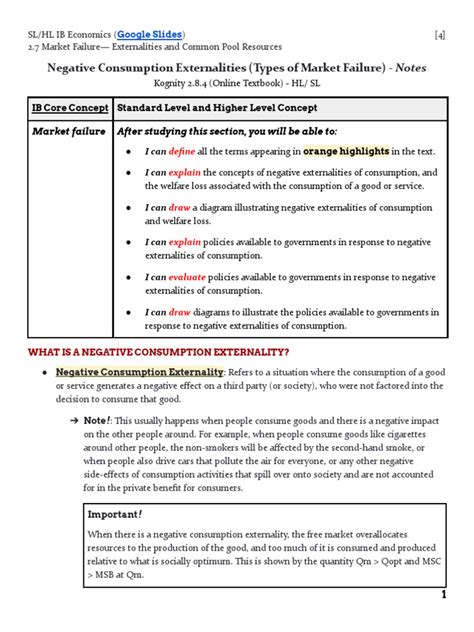 4b Negative Consumption Externalities Types Of Market Failure