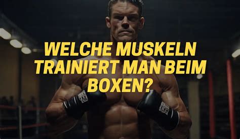 Welche Muskeln Trainiert Man Beim Boxen Boxer Muskeln Guide