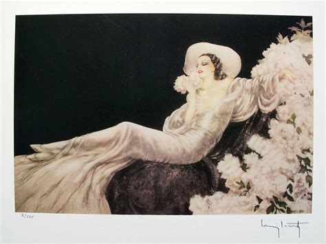 Louis Icart Facsimile Signed Limited Edition Small Giclee Parfum De