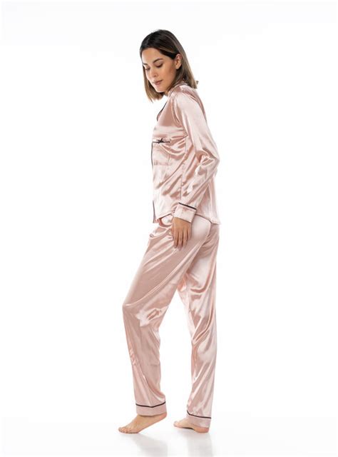 PIJAMA MUJER VELA WHITE NUDE CAMISA CON PANTALÓN BECKY