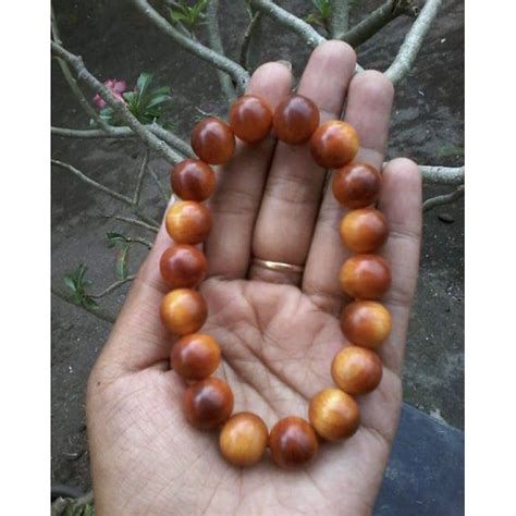 Jual Gelang Kayu Raja Agatis Merah Mm Shopee Indonesia