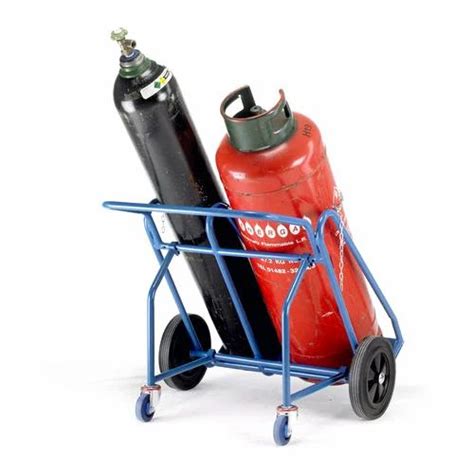 Liftomatic Mild Steel Gas Cylinder Trolley At Rs In Ahmedabad Id