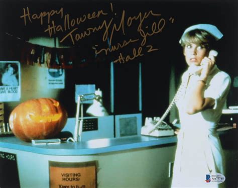 Tawny Moyer Signed Halloween Ii 8x10 Photo Inscribed Happy Halloween