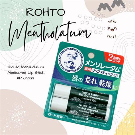 Jual Rohto Mentholatum Medicated Lip Stik Xd Japan Lip Balm Jepang