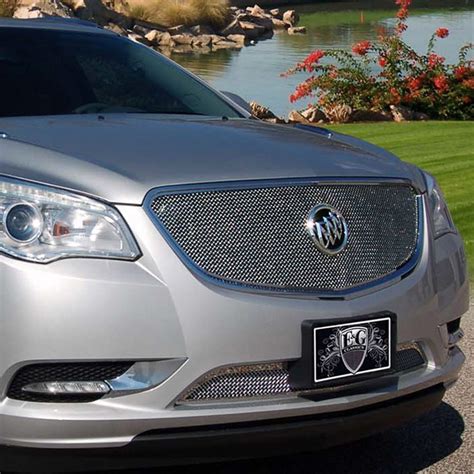 E G Classics Buick Enclave 2013 2 Pc Chrome Fine Mesh Grille