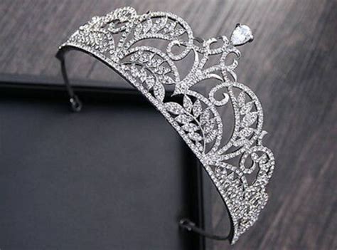 Wedding Tiara Bridal Tiara Sterling Silver Handmade Etsy