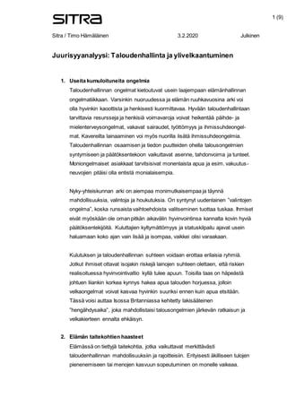 Ylivelkaantuminen Juurisyyanalyysi Tpn Pohjalta 310120 PDF