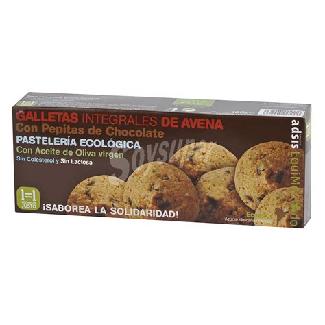 Equimercado Galletas Integrales De Avena Con Pepitas De Chocolate