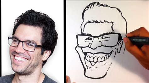 How to Caricature Tai Lopez - Easy Pictures to Draw 2 - YouTube