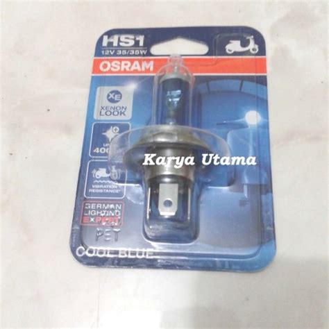 Jual Bohlam Dop Lampu Depan Halogen Osram Hs H V W Cool