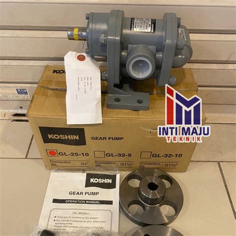 Jual Pompa Oli Gear Pump Koshin Gl Pompa Gear Pump Pressure