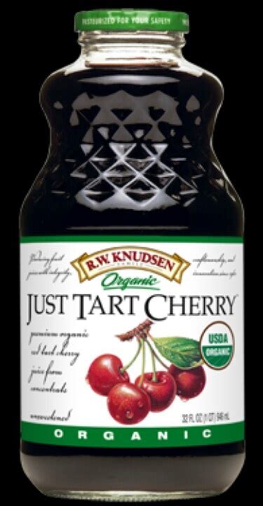 Just Tart Cherry From Knudsen Gout Remedies Health Cherry Juice