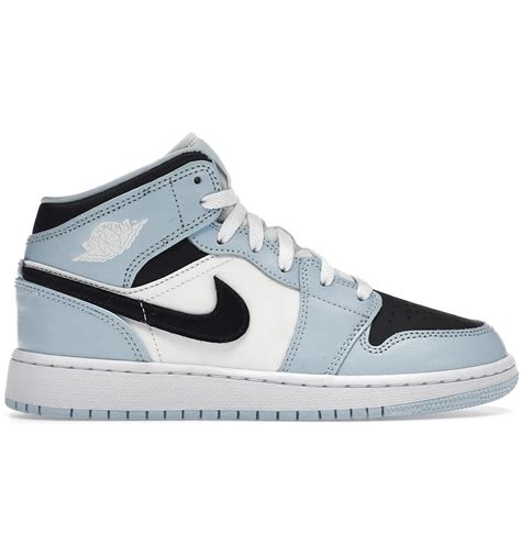 Jordan 1 Mid Ice Blue 2022 Gs 555112 401 Mx